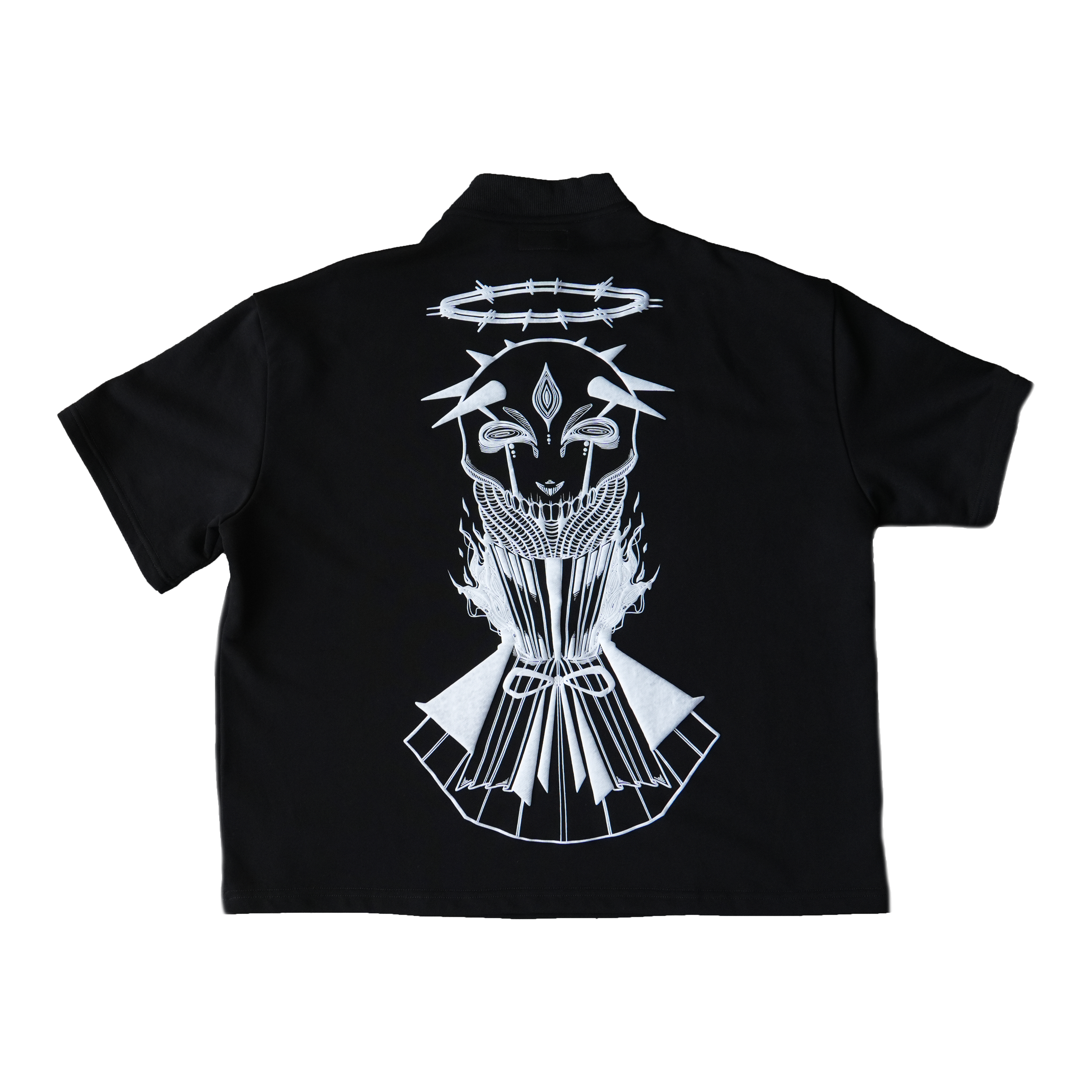 "ONYX PENDANT ZIPPER TEE" (PRE-ORDER)